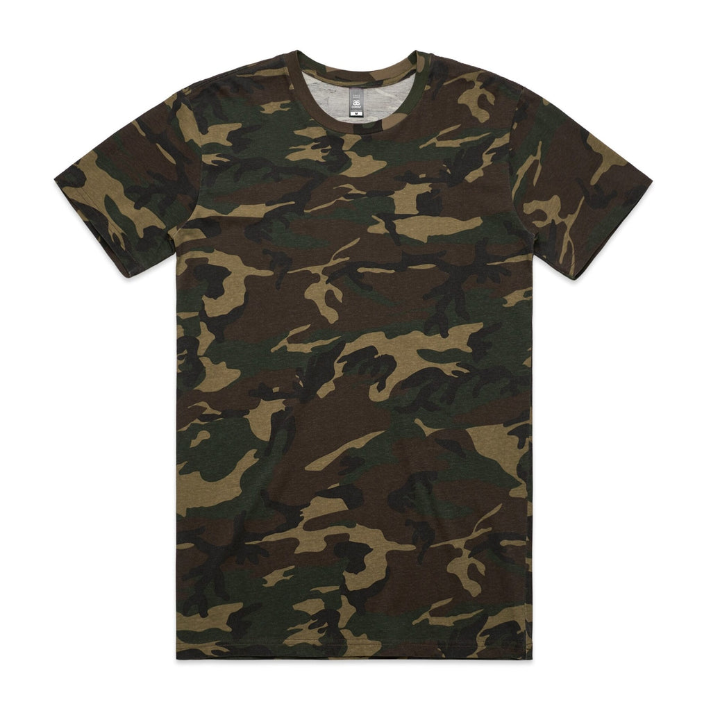 Men's Staple Camo Tee Shirt | Arena Custom Blanks