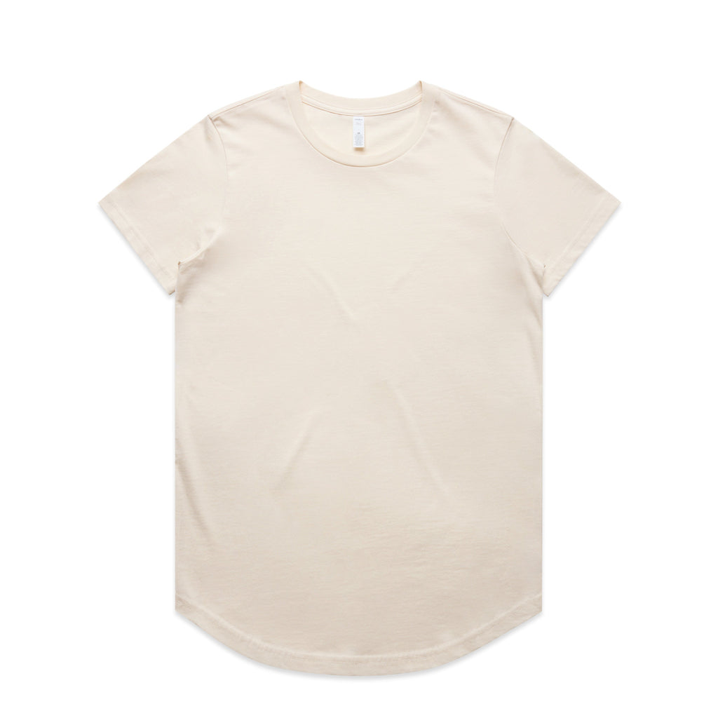 Women's Maple Curve Tee | Arena Custom Blanks