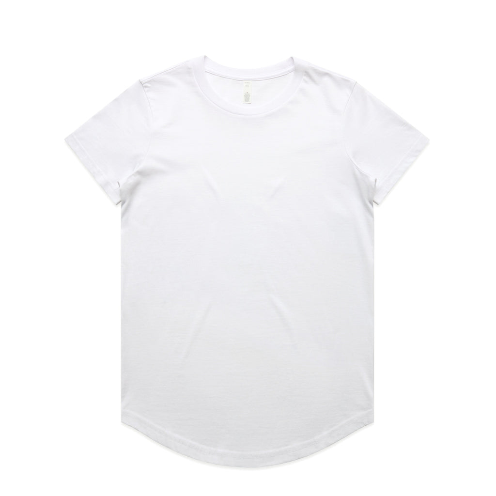 Women's Maple Curve Tee | Arena Custom Blanks