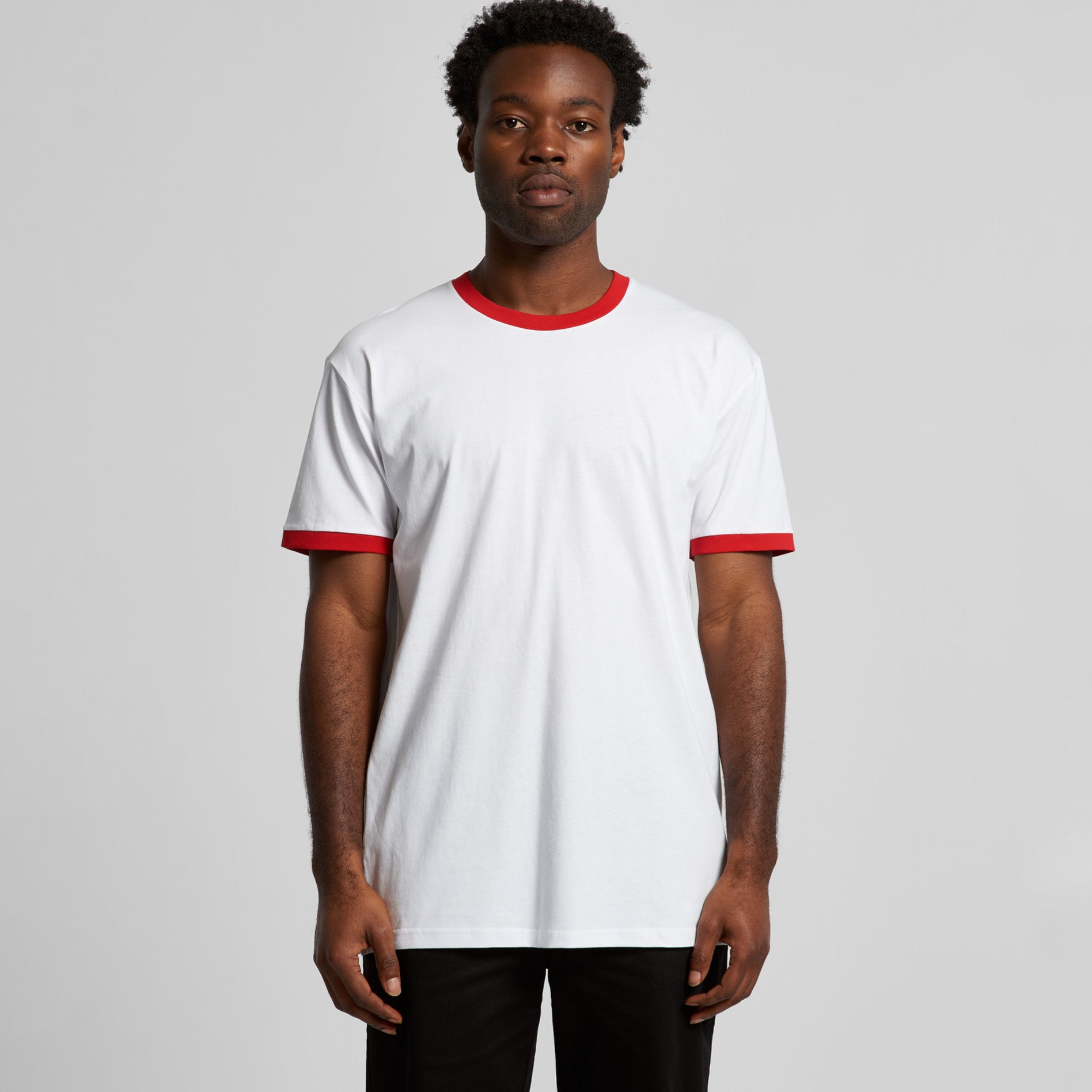 Men's Staple Ringer Tee Shirt | Arena Custom Blanks
