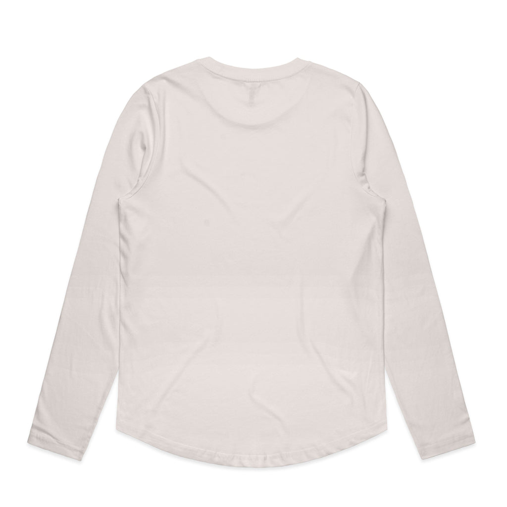 Women's Maple Curve Long Sleeve Tee | Arena Custom Blanks